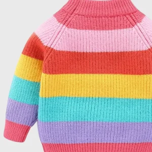 Ecru and Navy Blue Jumper for Stylish Baby Boys
